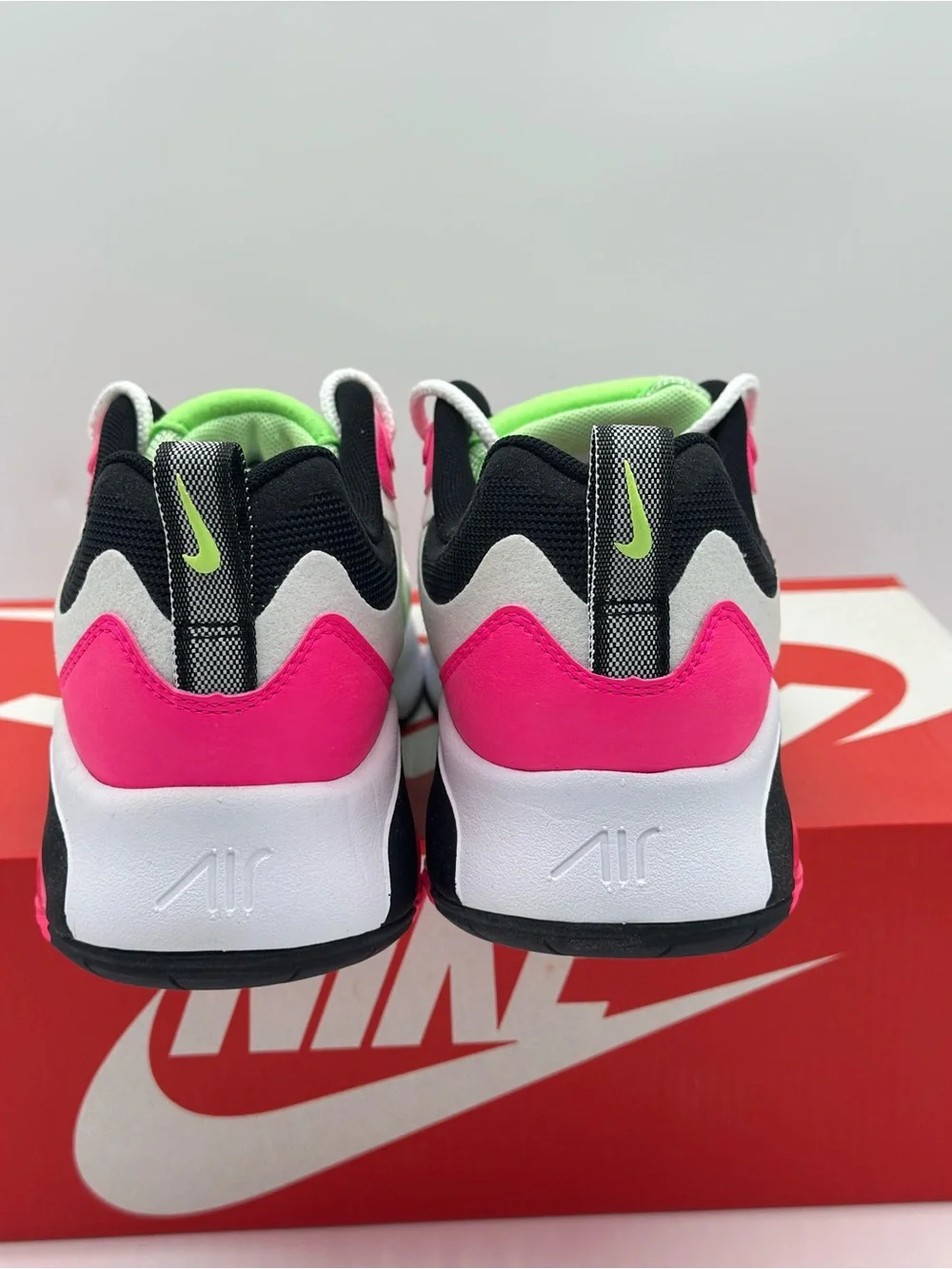 Nike Women’s Sneakers White Lime Green Hot Pink Black